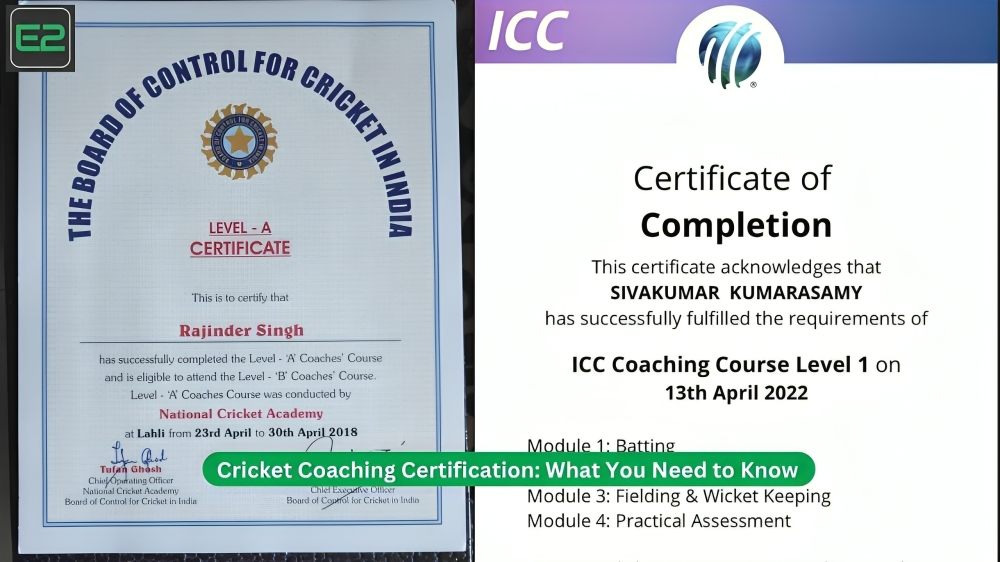 Cricket Coaching Certification: What You Need to Know